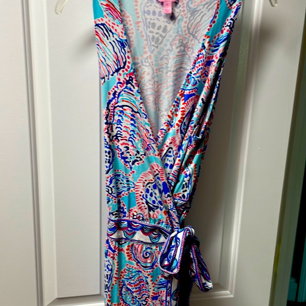 Lily Pulitzer sleeveless wrap dress